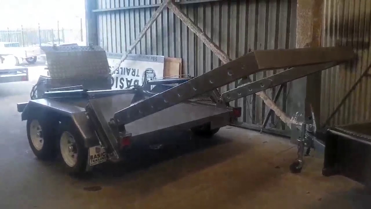 Prototype Hydraulic Skip Bin Trailer!! YouTube