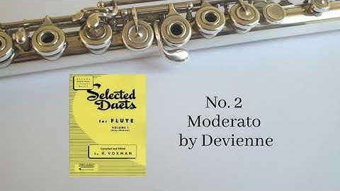 Selected Duets for Flute Vol. 1 No. 2 by Devienne [Voxman]