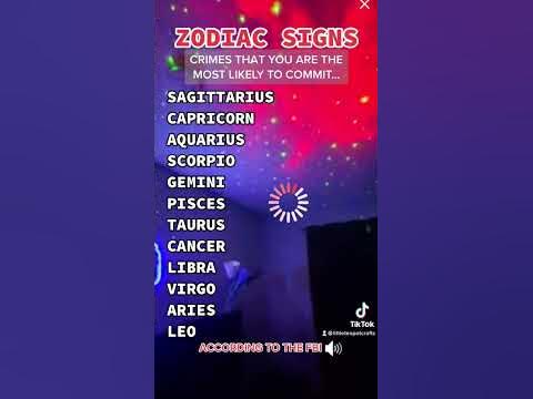 Truth about the crimes the zodiac signs commit | shorts | tiktok🔪😱☠️ # ...