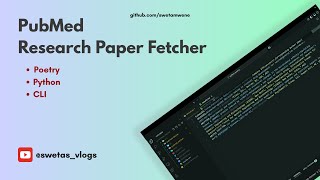PubMed Pharmaceutical Paper Fetcher | Python | poetry | API