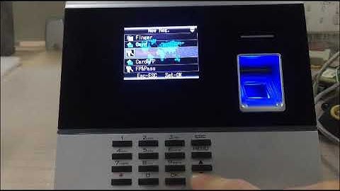 TIMMY Fingerprint Time Attendance Register Users