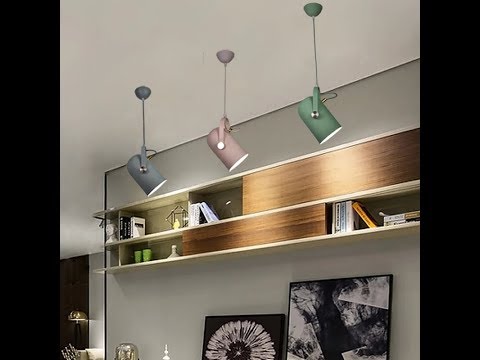 Angle adjustable E27 small pendant lights, Home decor lighting lamp