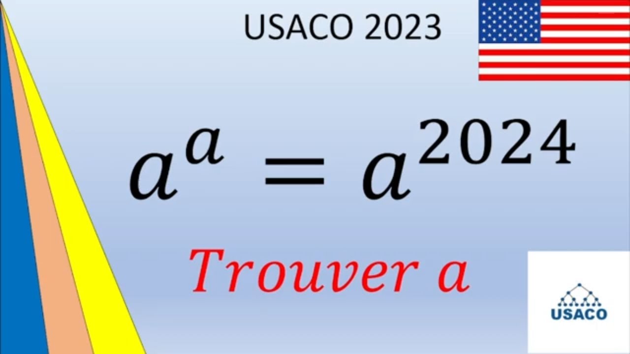 Un exercice (facile) d'olympiade à faire en moins de deux minutes