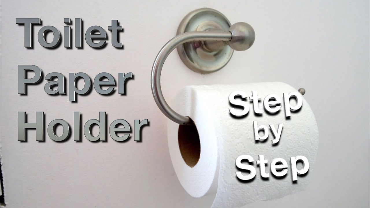 How To Install Toilet Paper Roll Holder Single Post Easy DIY YouTube How To Install Toilet Paper Roll Holder Single Post Easy DIY YouTube