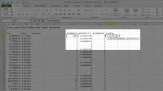 How to Calculate a Calendar Quarter for a Date