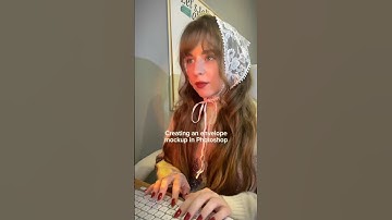 Creating an envelope mockup in Photoshop #graphicdesign