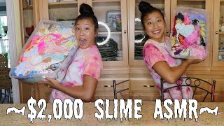 $2,000 SLIME ASMR?! (Famous Slime Shop Slime Smoothie FULL Mixing ASMR)