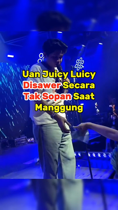 And Juicy Luicy Disawer Impolite During A Gig