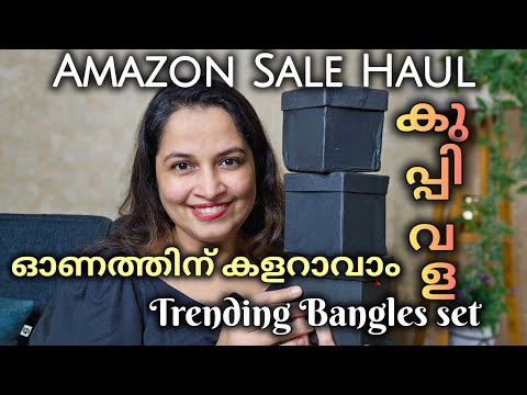 Amazon Best Onam Jewellery Haui|bangles Haul|freedom Sale