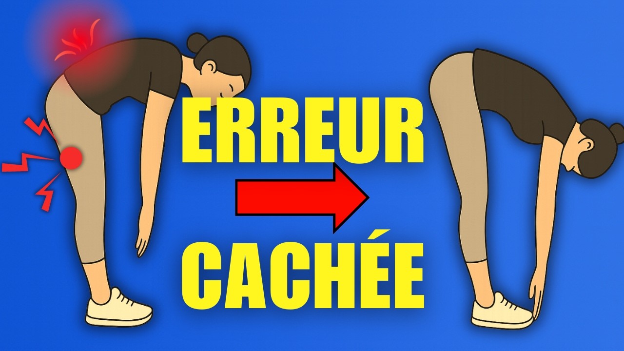 Impossible de toucher tes pieds ? Le test simple pour savoir si ça vient des ischios ou du dos
