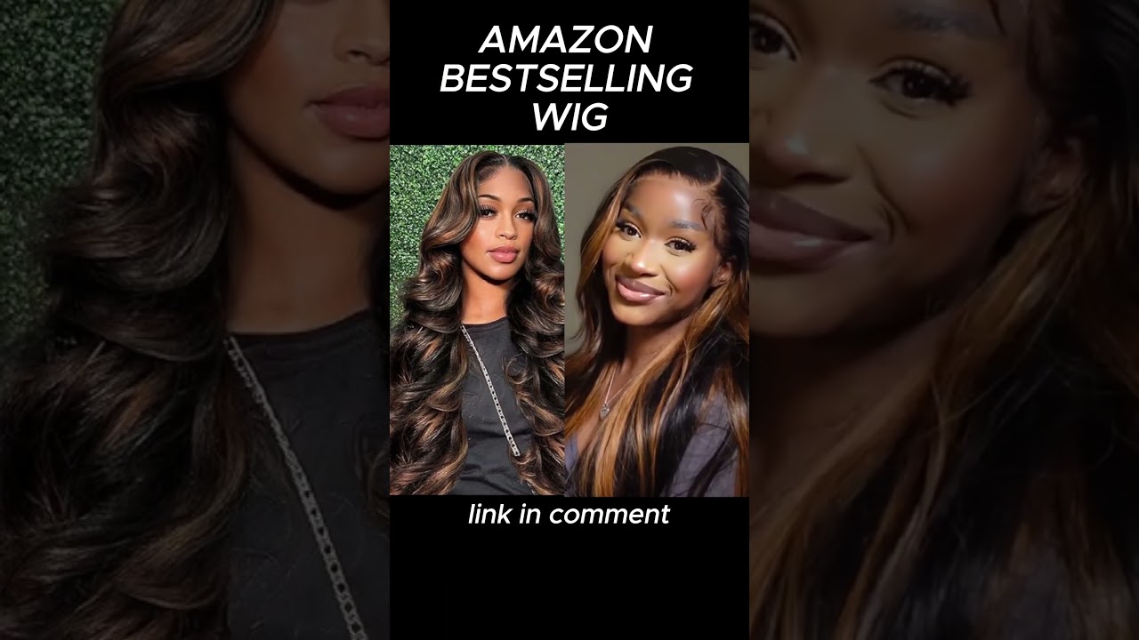 Amazon Bestselling Wig under 100 | Highlight Ombre Lace Front Human Hair Body Wave Wig 