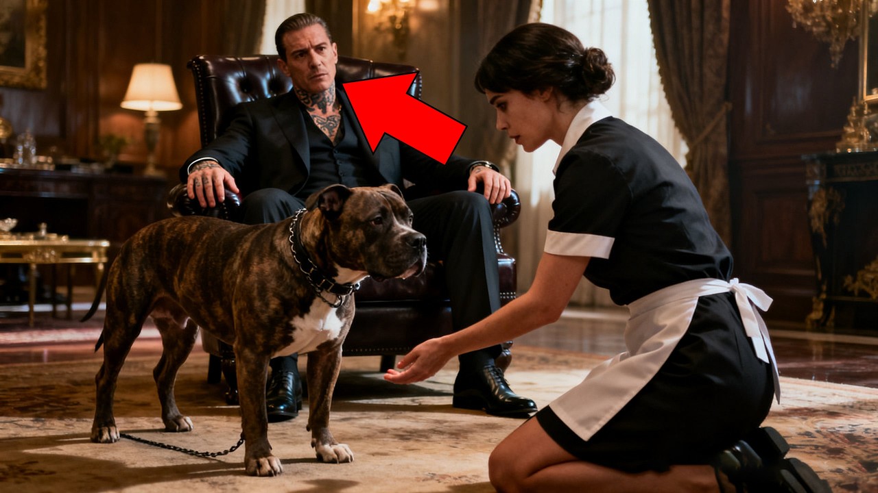 „Niemand bändigte den Pitbull des Mafiabosses – bis die Kellnerin es tat“