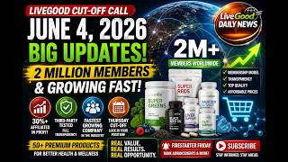 🌎 LiveGood's Next Phase? Ben Glinsky Discusses 50M+ Member Vision | Cut-Off Call Recap