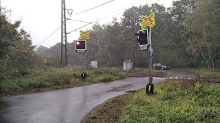 Železniční přejezd Chomutov město #1 20.10.2023 / Czech railroad crossing