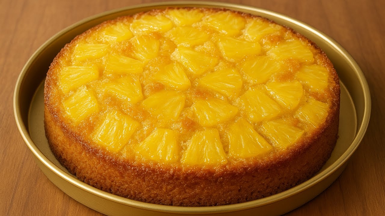 Easy Vanilla & Pineapple Cake Recipe | Soft, Moist and Delicious