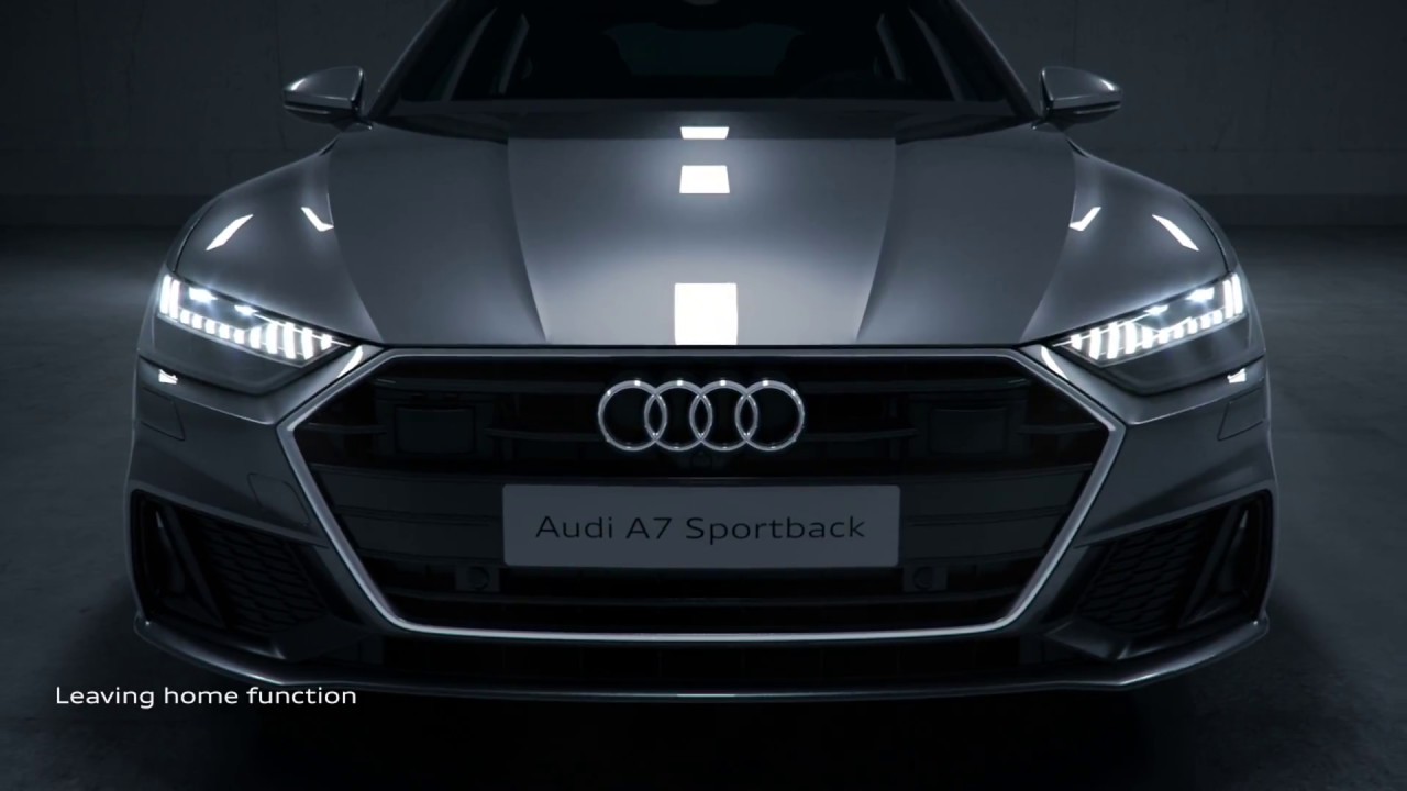 2018 Audi A7 Led Laser Lights Functions Youtube