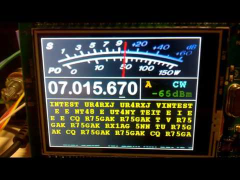 CW decoder in SDR G0ETP