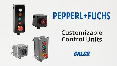 Pepperl+Fuchs Customizable Control Units | Galco