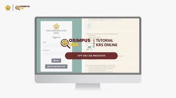 OSIMPUS USK - Tutorial Penggunaan KRS
