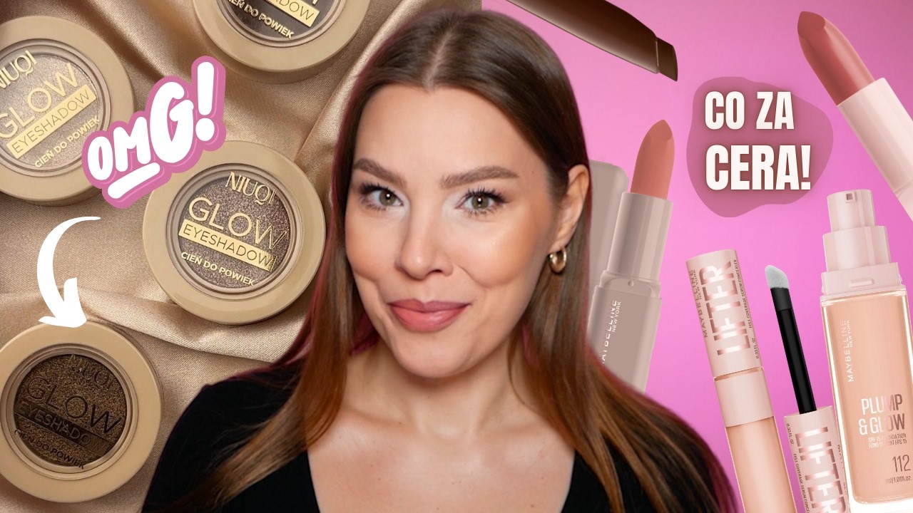 Nowy PODKŁAD od Maybelline i MIESZANE opinie... 🤔 Boskie CIENIE z BIEDRY i nieskazitelna cera ❤️