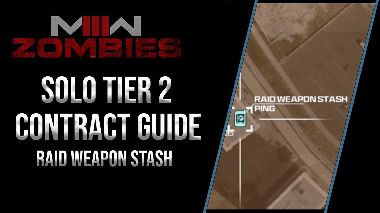 Tier 2 Solo Contracts Raid Weapon Stash