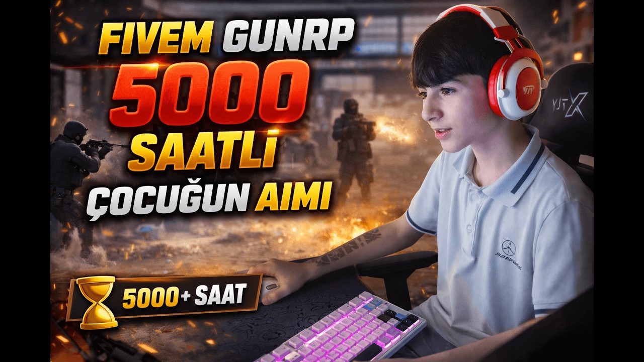 FİVEM GUNRP 5000 SAATLİ ÇOCUĞUN AİMİ #fivem  #gunpvp