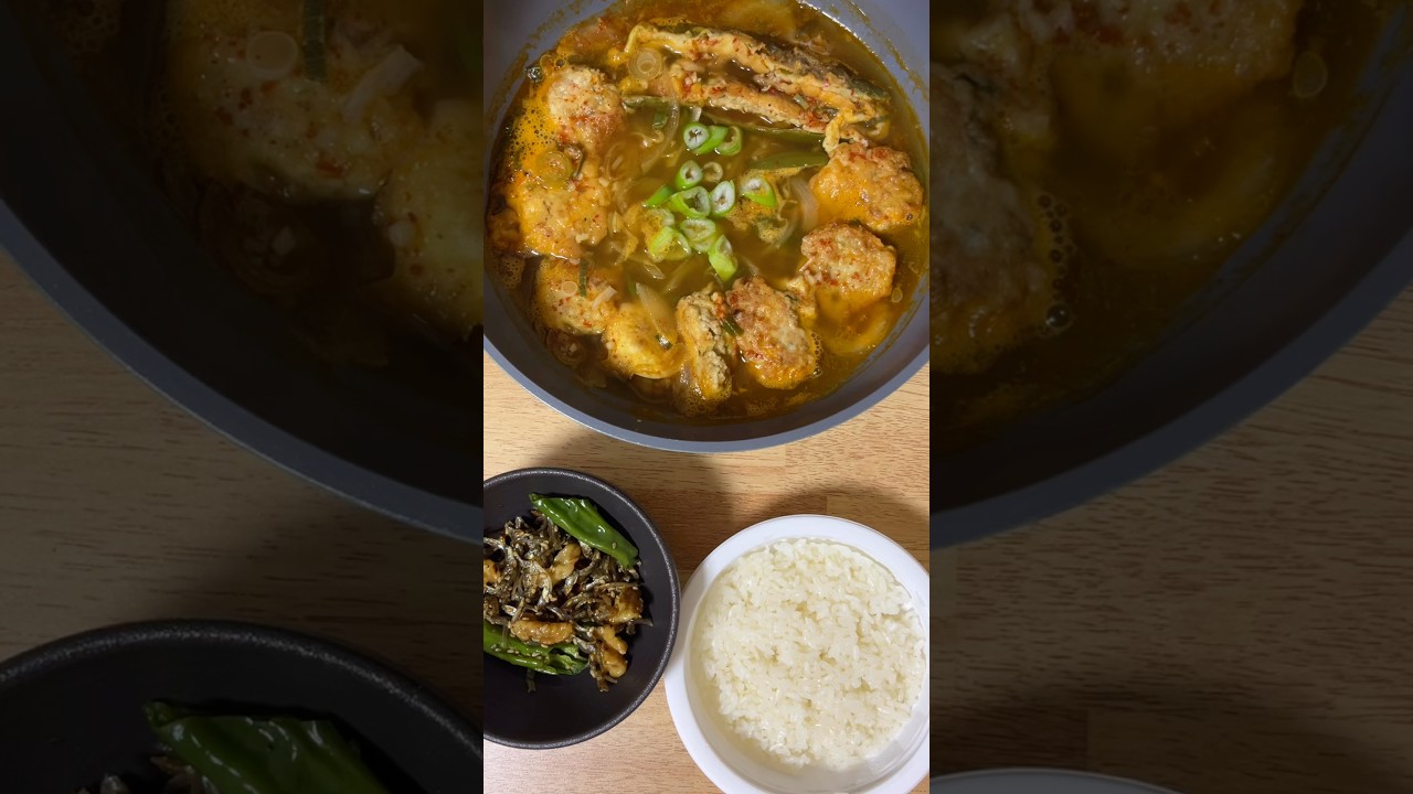 명절 남은 전으로 전찌개 해먹기! 레시피 숏폼 썸네일