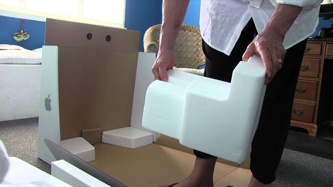 how does a 27 inch mac computer fit back in the box how does a 27 inch mac computer fit back in the box