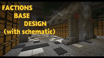 Minecraft Factions Base Design : 32x32 (w/ Schematic)