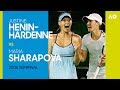 Justine heninhardenne v maria sharapova  australian open 2006 semifinal  ao classics