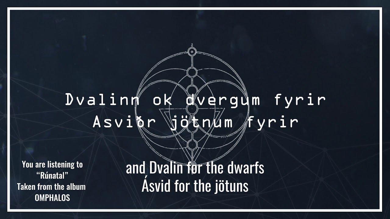 Cesair - Rúnatal [lyric video + translations] - YouTube