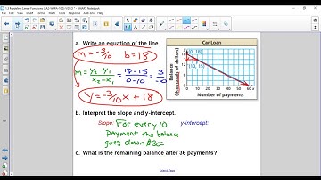 Modeling with Linear Functions (Pt.1)