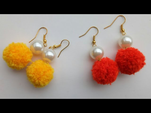 Balzer Designs: Pom Pom Earring Tutorial