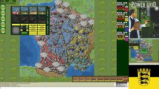 Power Grid - BSW 4-Player Game (France Purple-Blue-Yellow-Aqua, psteinx/funkdoc/zendra/Fanta247)