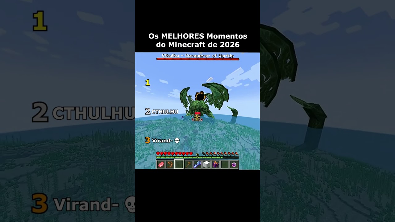 Os MELHORES Momentos do Minecraft de 2026  #minecraft