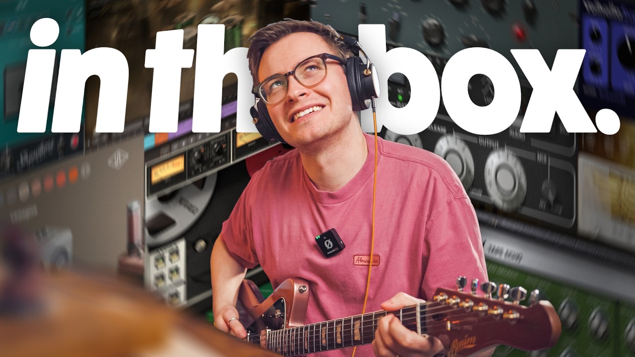 Я попытался создать рок-композицию с гитарным сопровождением, используя только плагины.