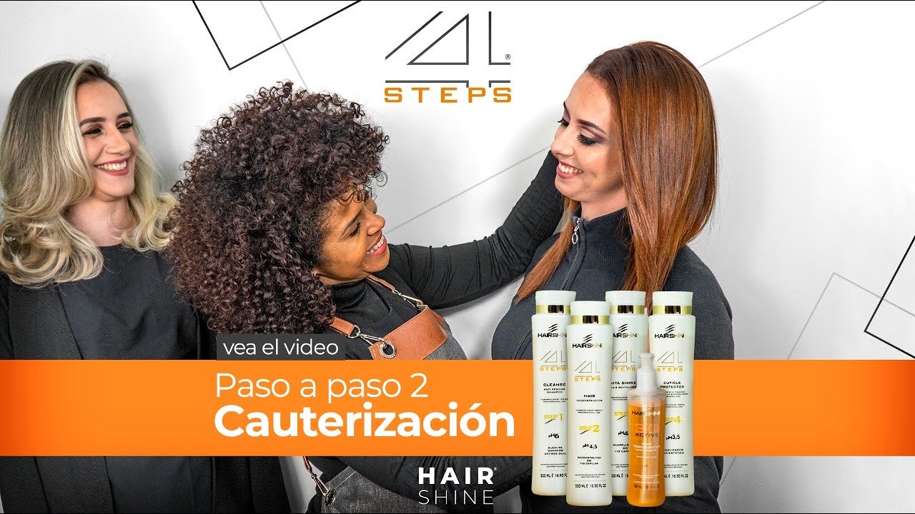 Paso a Paso - Cauterización Capilar con 4 Steps - YouTube