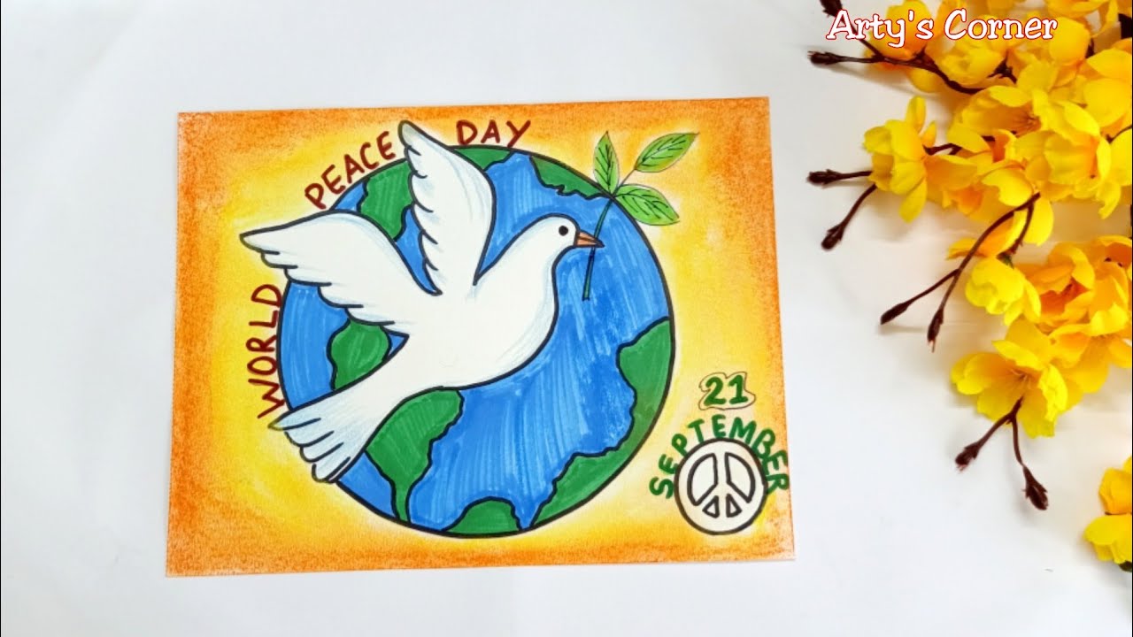 Peace drawing ideas background | DRAWING 99