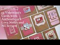 54 Cards with One 6x6 Paper Pad | Authentique Love Notes
