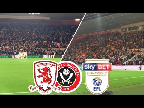 BORO STAB BLADES IN A FIESTY AFFAIR Boro 1 0 Sheffield United Vlog