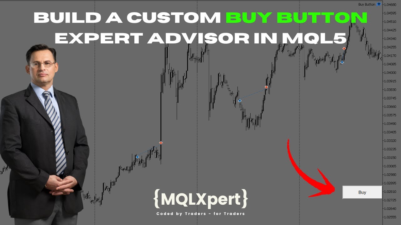 How to Code a Buy Button in MQL5 | Expert Advisor Tutorial