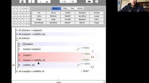 Existential elimination rule in first-order logic