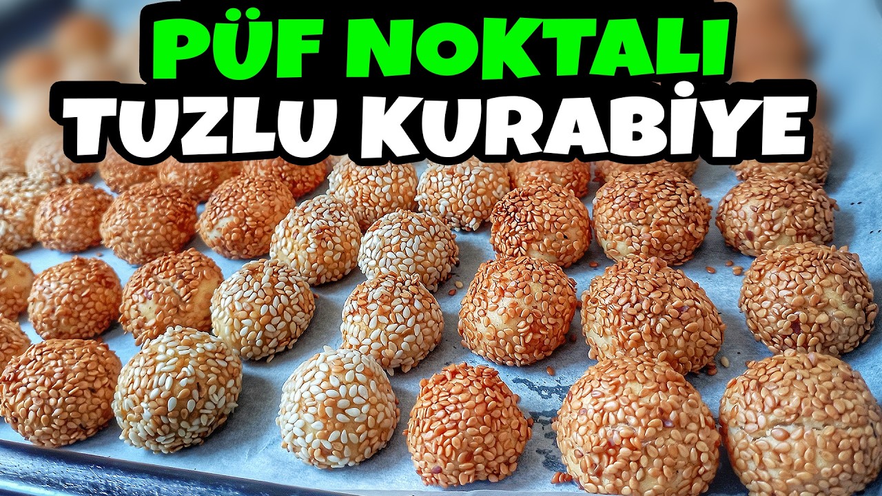 ✅PÜF NOKTALARIYLA: TUZLU KURABİYE TARİFİ