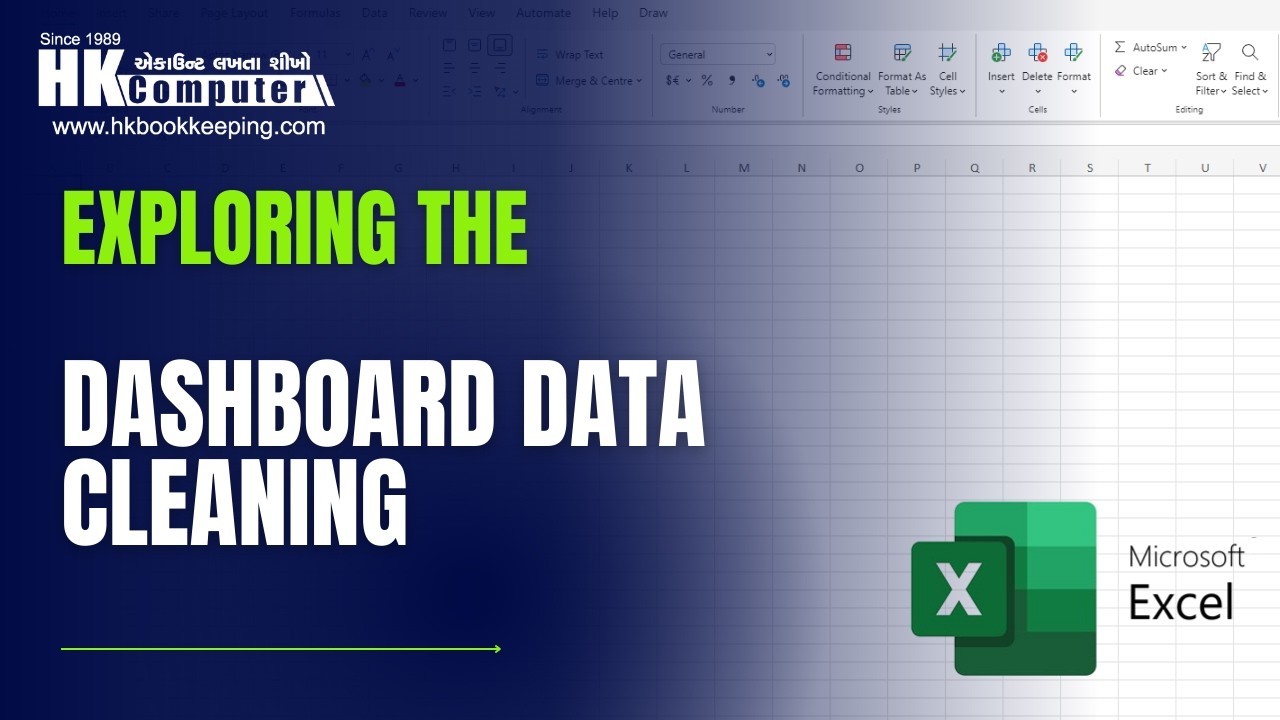 How to Use Dashboard Data Cleaning Function in Excel - YouTube