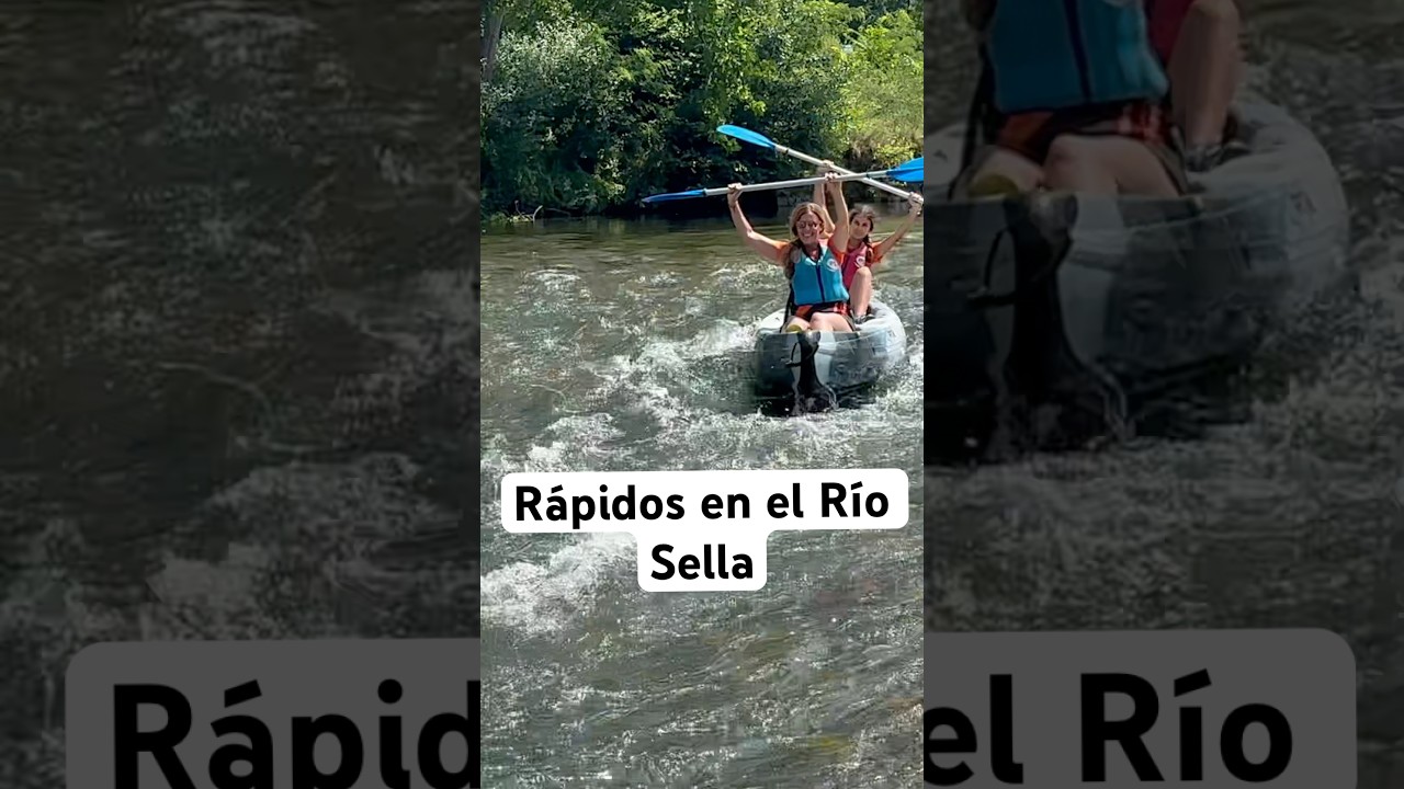 Rápidos en el Río Sella 2025 #rio #asturias #descenso #montaña #aventura #shorts #deporte