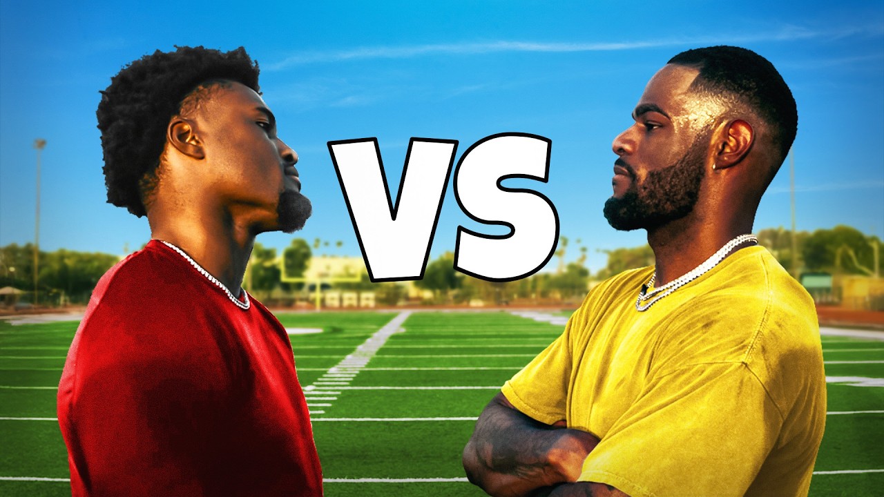 I Did WR vs DB 1 on 1s vs NFL Player for 1000$