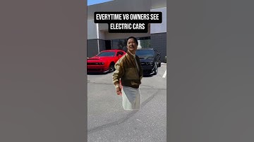 V8 owners always bullying Tesla owners 😂😂