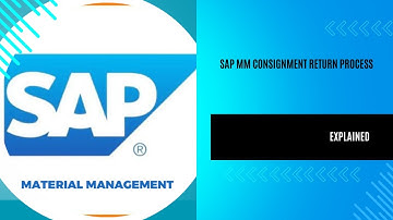 SAPMM Consignment return process | Return delivery for consignment stock in SAP.