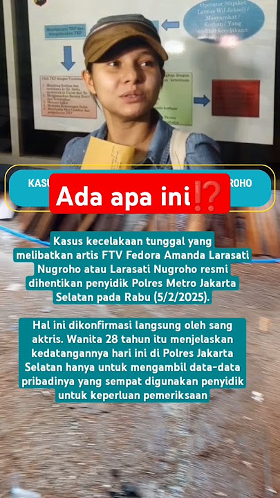 Kecelakaan Artis Larasati Nugroho #trending #beritaterkini #shorts #viralvideo