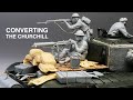 CHURCHILL Mk.VII ＞ Mk.III - Part 1 - 1/35 TAMIYA - Tank Model - [ model building ]